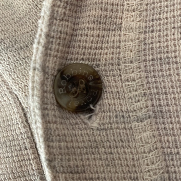 Royal Robbin’s comp. LTD cream oatmeal cotton polo shirt size L - Picture 5 of 7